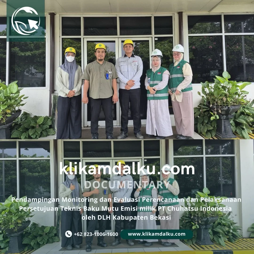 Pendampingan Monitoring dan Evaluasi Perencanaan dan Pelaksanaan Persetujuan Teknis Baku Mutu Em
